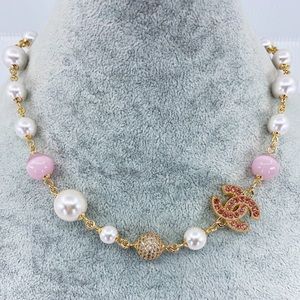 COPY - Handmade Necklace w/ Authentic CHANEL Logo…